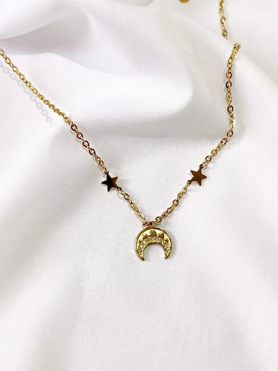 Crescent Moon Necklace - Necklaces
