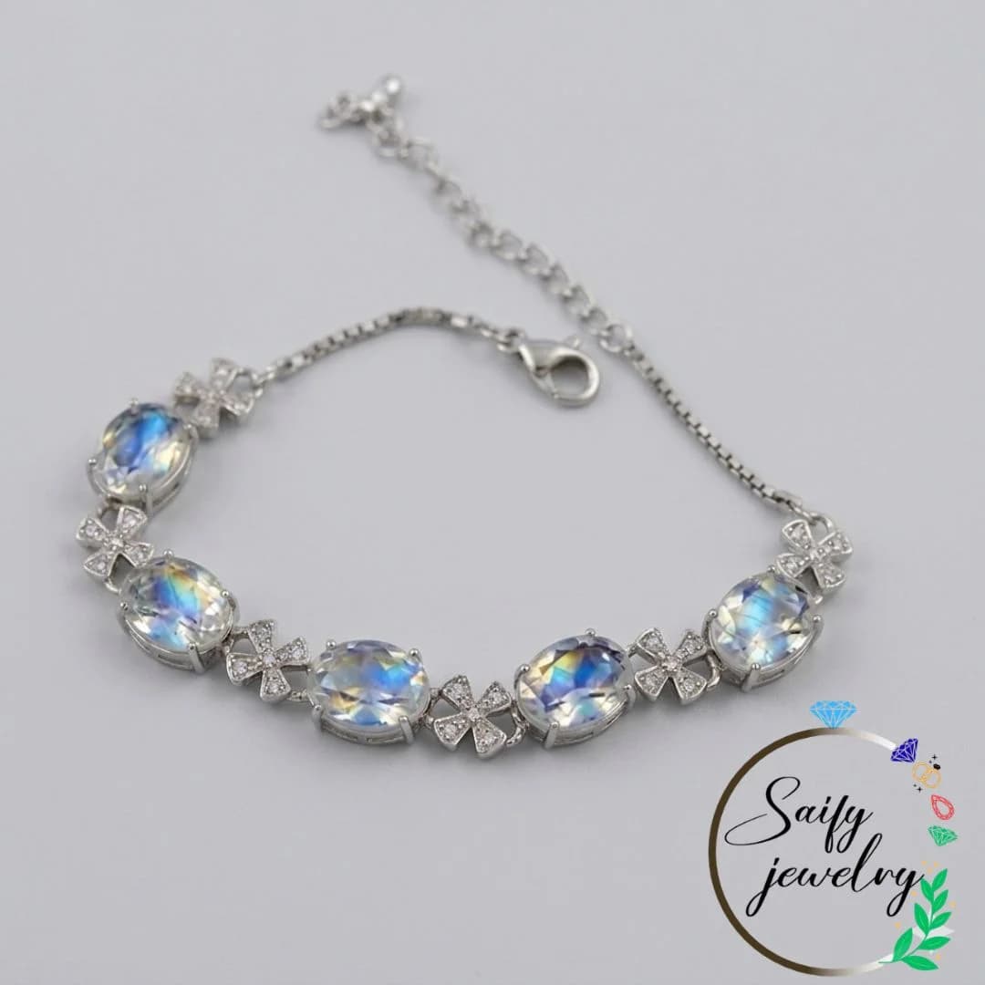Royal Blue Gemstone Tennis Bracelet - Bracelets