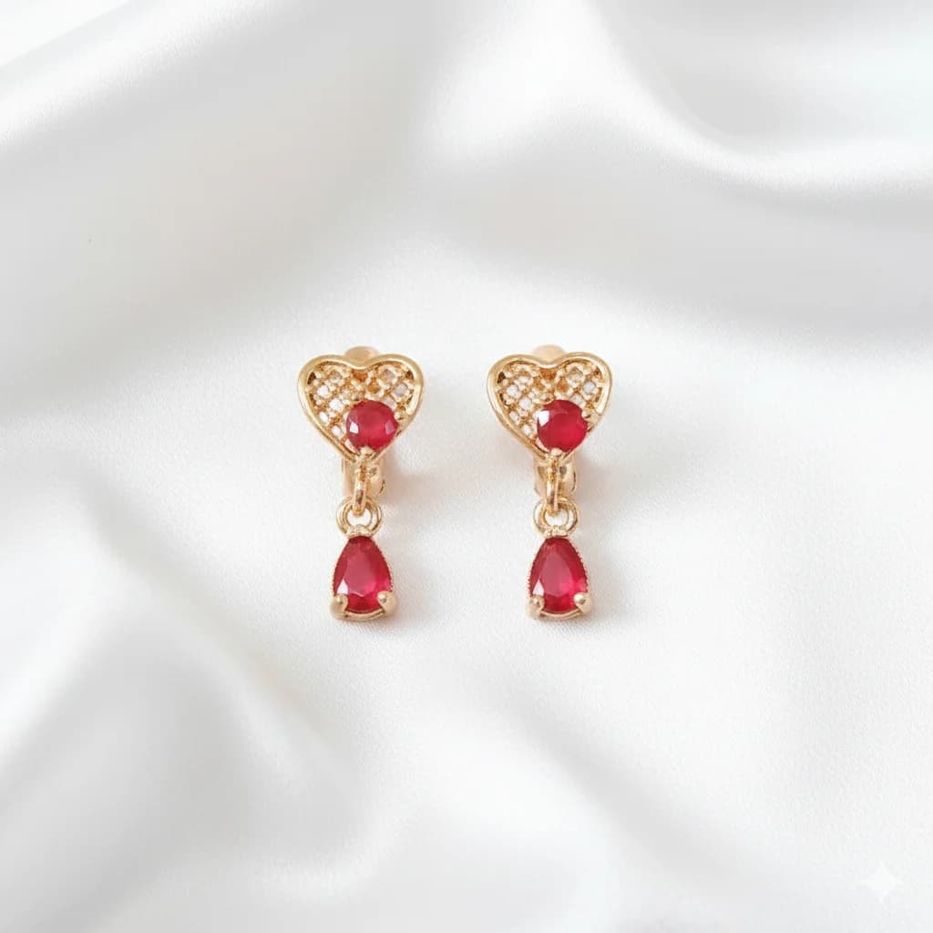 Heartfall Drops Earrings - Earrings