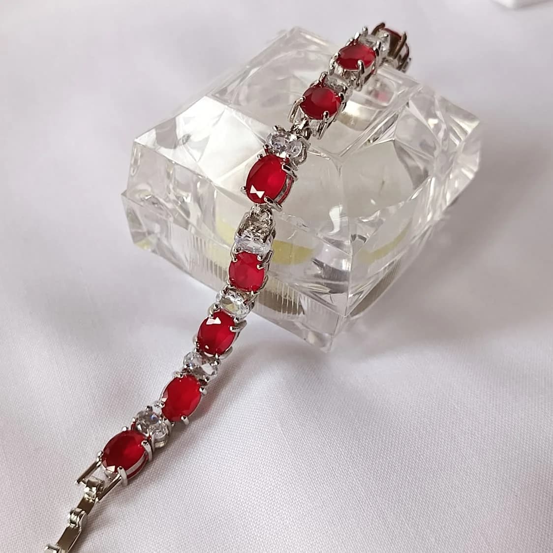 Ruby Tennis Bracelet - Bracelets