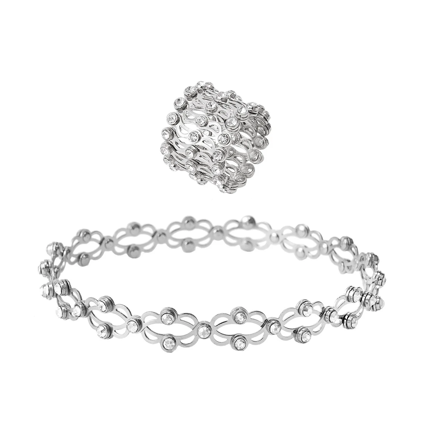 2-in-1 Retractable Ring/Bracelet - artificial jewelry by Saify Jewelry