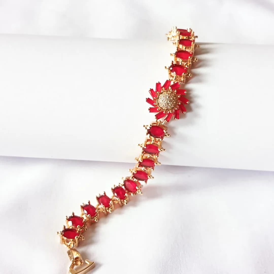 Sunburst Gem Bracelet - Bracelets