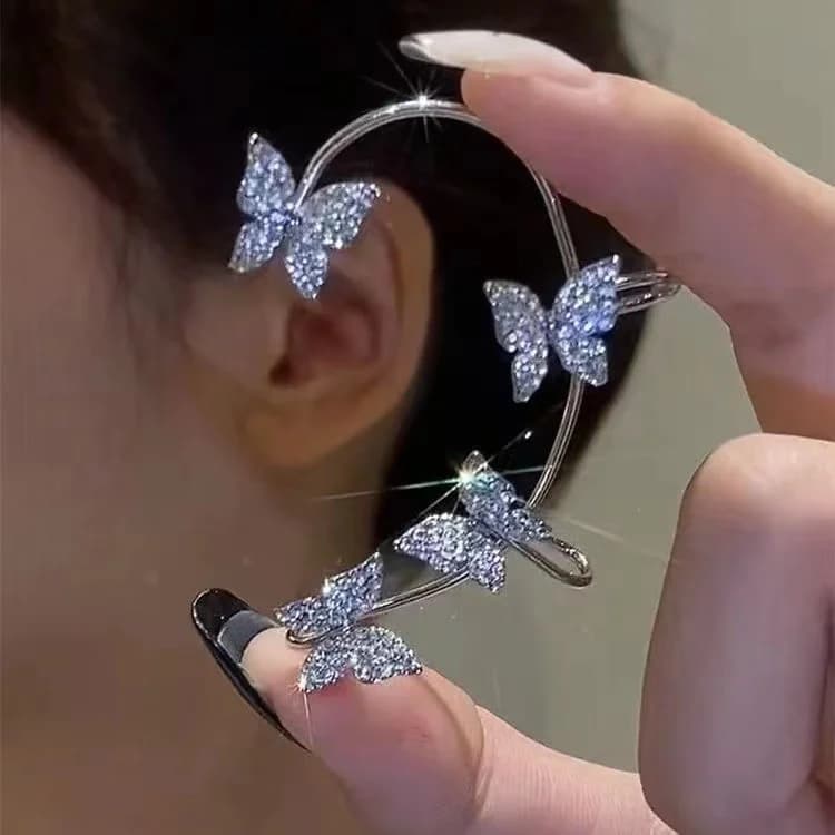 Elf Ear Butterfly Wing Cuff - Earrings