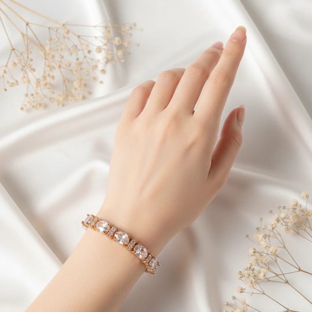 Crystal Line Bracelet - Bracelets