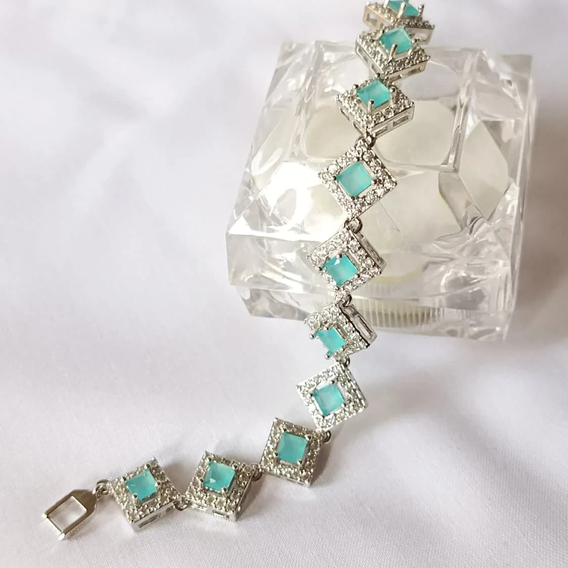 Aqua Frame Bracelet - Bracelets