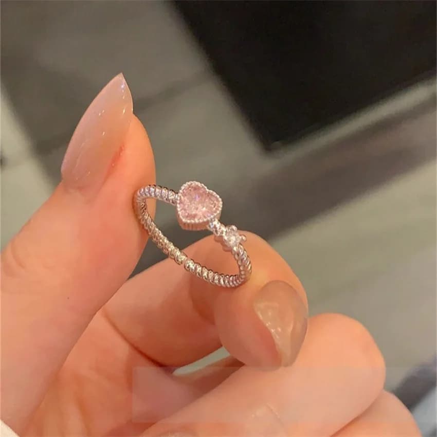 Matte Finish Silver Band (Adjustable) - Rings