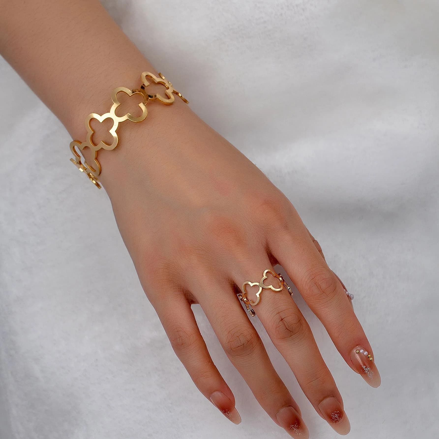 Lucky Clover Four-Leaf Set - Jewelry Sets